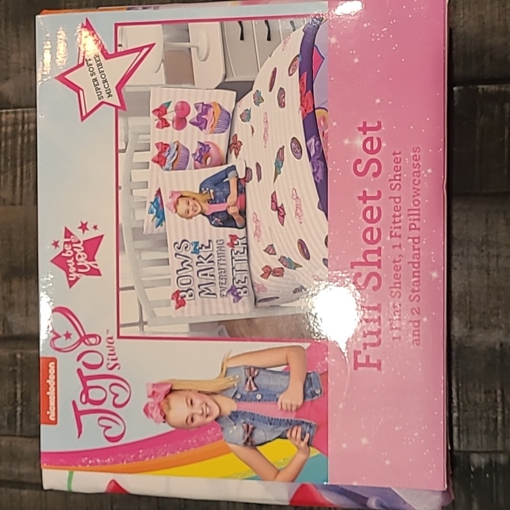 Nickelodeon JoJo Siwa full size sheet set